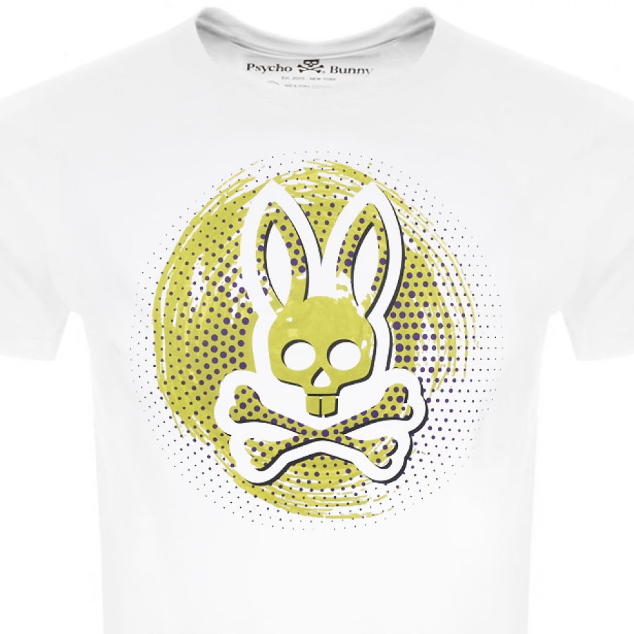 Alternative Image for ProductPsycho Bunny Downey Logo T Shirt White2